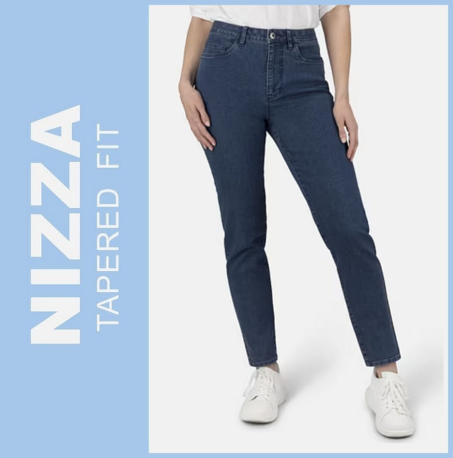 STOOKER NIZZA | Blue Denim | Stretch Jeans | Tapered Fit | DAMEN