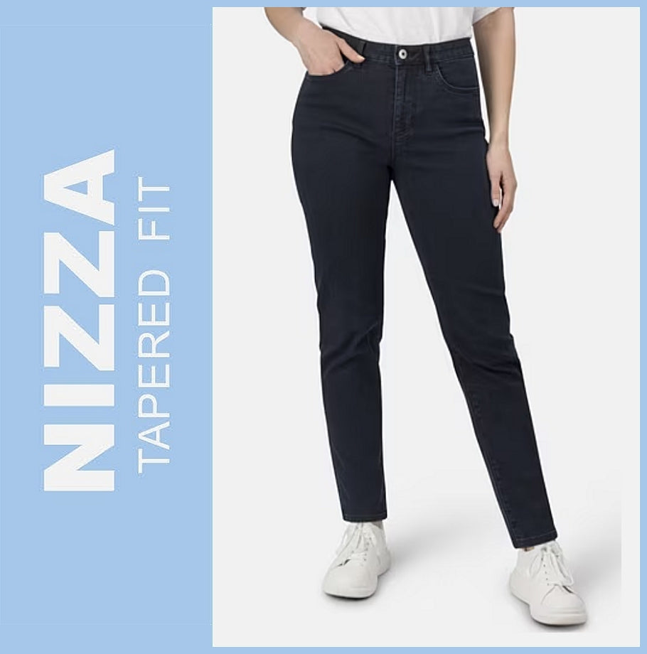 STOOKER NIZZA | Dark Blue | Stretch Jeans | Tapered Fit | DAMEN