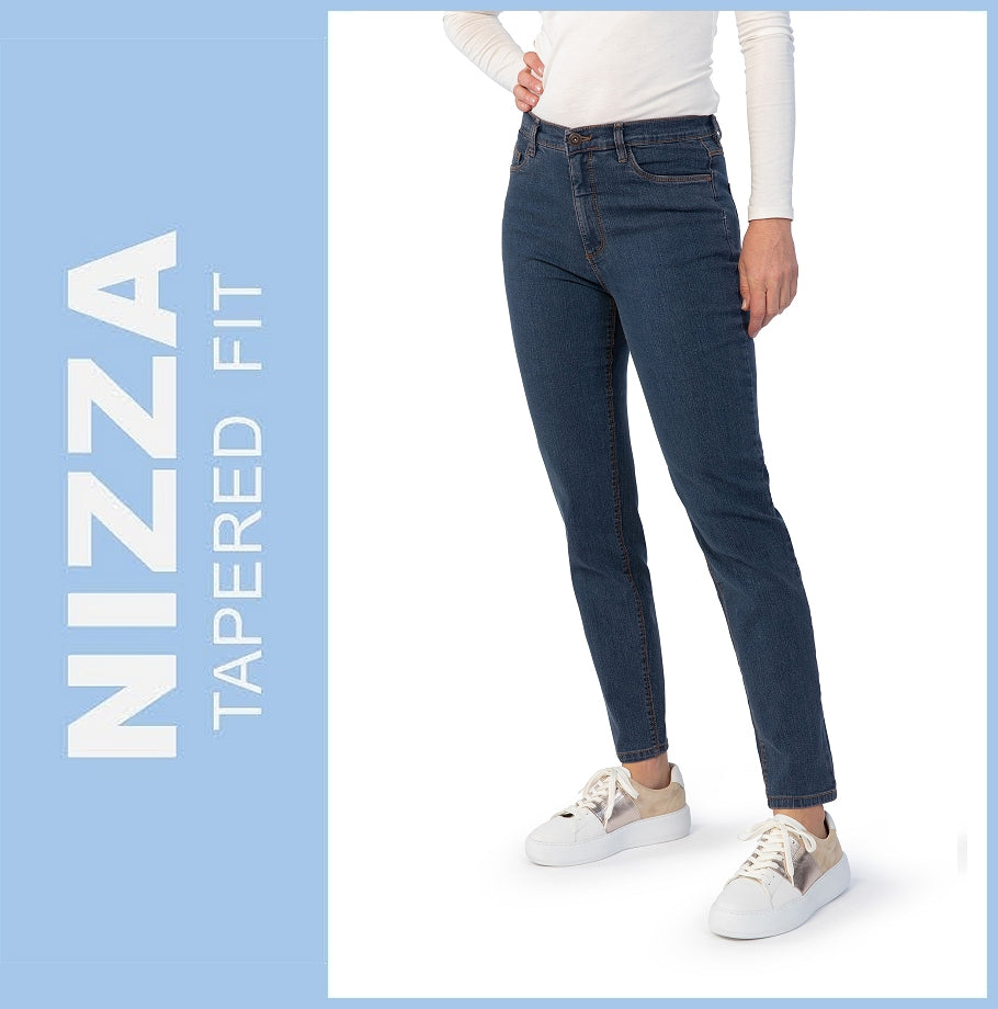 STOOKER NIZZA | Blue Stone | Stretch Jeans | Tapered Fit | DAMEN