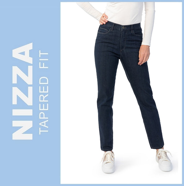 STOOKER NIZZA | Dark Blue Denim | Stretch Jeans | Tapered Fit | DAMEN