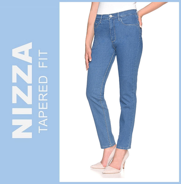 STOOKER NIZZA | Light Blue Used | Stretch Jeans | Tapered Fit | DAMEN