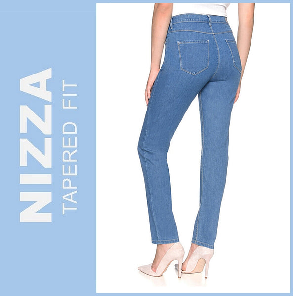 STOOKER NIZZA | Light Blue Used | Stretch Jeans | Tapered Fit | DAMEN