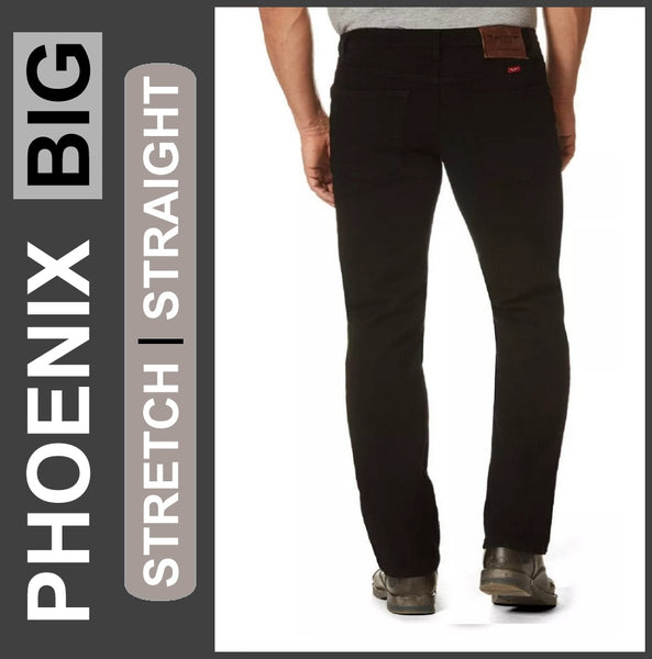 HERO PHOENIX | Black | Big Stretch | Jeans Hose | Straight Cut | HERREN