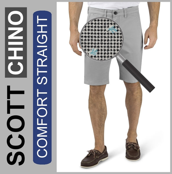 Stooker SCOTT CHINO | Herren | Minimal Aop | COMFORT STRAIGHT FIT | Bermuda-Hose