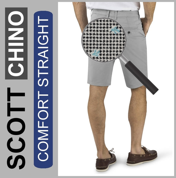 Stooker SCOTT CHINO | Herren | Minimal Aop | COMFORT STRAIGHT FIT | Bermuda-Hose