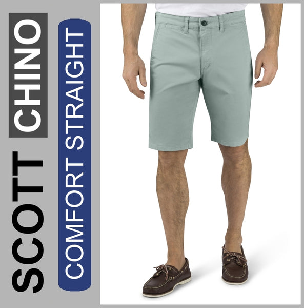 Stooker SCOTT CHINO | Herren | Chinoise Green | COMFORT STRAIGHT FIT | Bermuda-Hose | Frontansicht