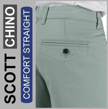 Lade das Bild in den Galerie-Viewer, Stooker SCOTT CHINO | Herren | Chinoise Green | COMFORT STRAIGHT FIT | Bermuda-Hose | Rückansicht Gesäß
