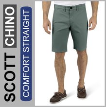 Lade das Bild in den Galerie-Viewer, Stooker SCOTT CHINO | Herren | Khaki | COMFORT STRAIGHT FIT | Bermuda-Hose | Frontansicht
