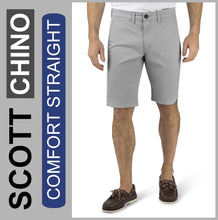 Lade das Bild in den Galerie-Viewer, Stooker SCOTT CHINO | Herren | Silvergrey | COMFORT STRAIGHT FIT | Bermuda-Hose | Frontansicht
