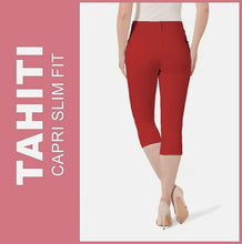 Lade das Bild in den Galerie-Viewer, STOOKER TAHITI | Spicy Red | 7/8 Capri Stretch Jeans | Slim Fit | DAMEN
