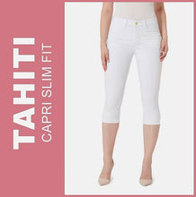 Lade das Bild in den Galerie-Viewer, STOOKER TAHITI | White | 7/8 Capri Stretch Jeans | Slim Fit | DAMEN
