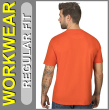 Lade das Bild in den Galerie-Viewer, HERO Workwear | T-Shirt HMW | Poinciana Orange | Regular Fit | Arbeits-T-Shirt | HERREN
