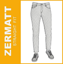 Lade das Bild in den Galerie-Viewer, STOOKER ZERMATT | Stretch Jeans | Straight Slim Fit | Damen | Gitter-Modell
