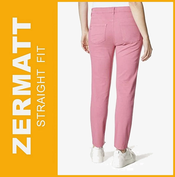 STOOKER ZERMATT | Fruit Dove Pink | Stretch Jeans | Straight Slim Fit | Damen