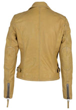 Lade das Bild in den Galerie-Viewer, Gipsy Damen Lederjacke Bikerjacke Jacket PGG LABAGV (PERFECTO) - Yellow
