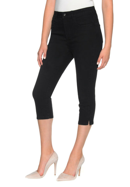 STOOKER COCO DAMEN STRETCH JEANS HOSE - SKINNY FIT - Black Denim