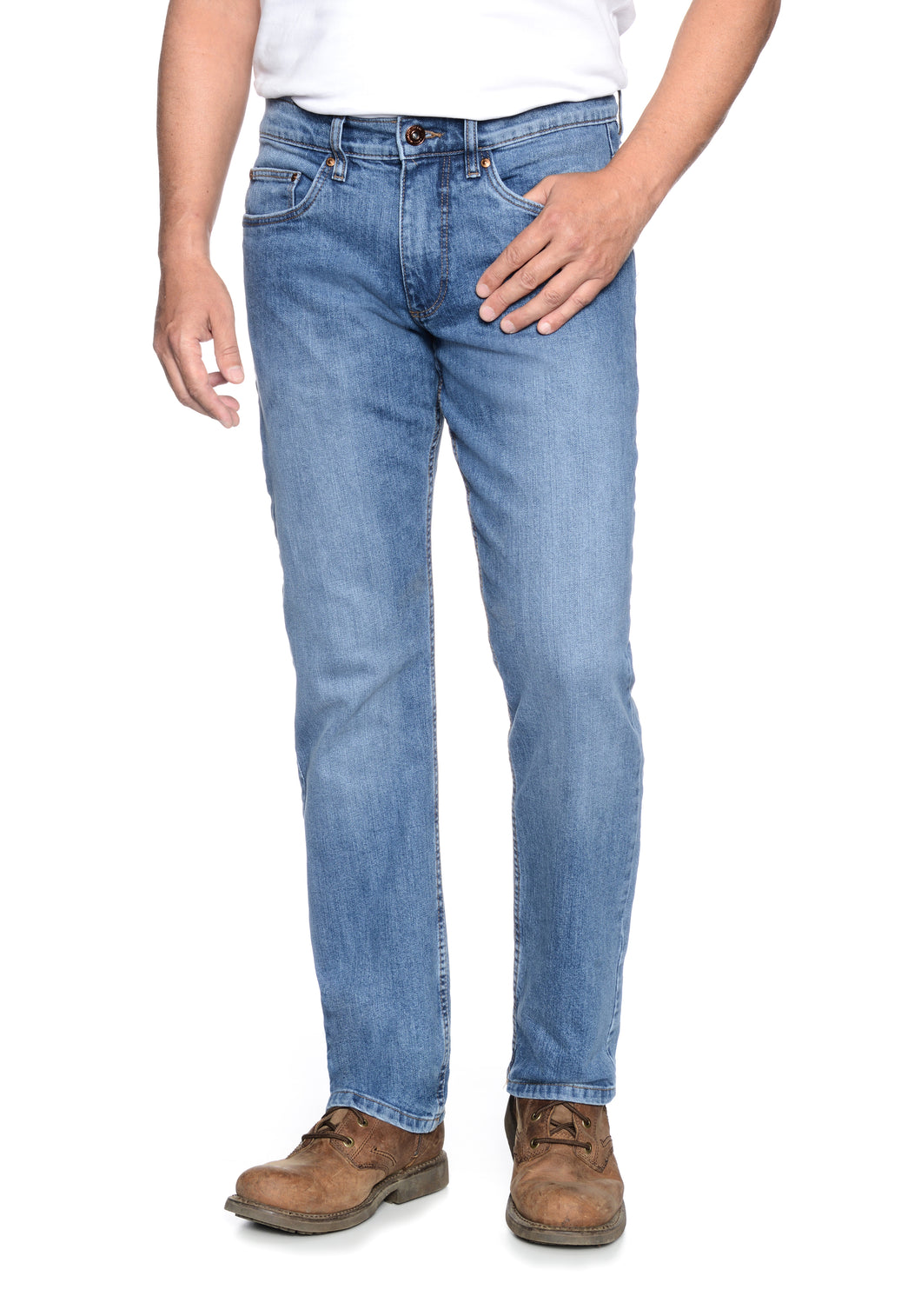 HERO JEANS HOSE  - PHÖNIX BIG STRETCH -  Vintage Blue - by Stooker Brands