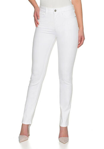 Stooker Milano Damen Stretch Jeans Hose -White- Magic Shape Effekt