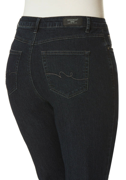 Stooker Nizza Damen Stretch Jeans  - DARK BLUE DENIM - Tapered FIT