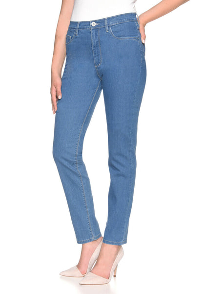 Stooker Nizza Damen Stretch Denim Jeans  - LIGHT BLUE USED - Tapered FIT