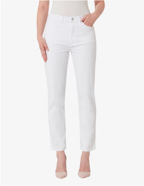 Stooker Nizza Damen Stretch Denim Jeans  - WHITE - Tapered FIT